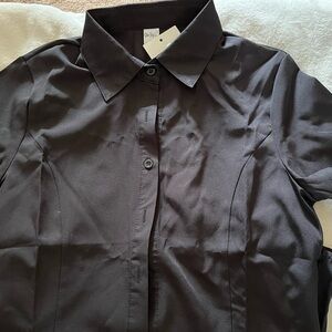 Black Button-Up Shirt Boys size small